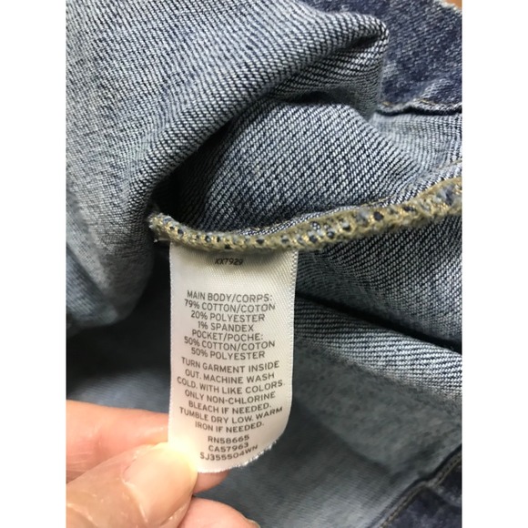 Sejour Blue Size 16W Denim Jacket - Picture 8 of 8